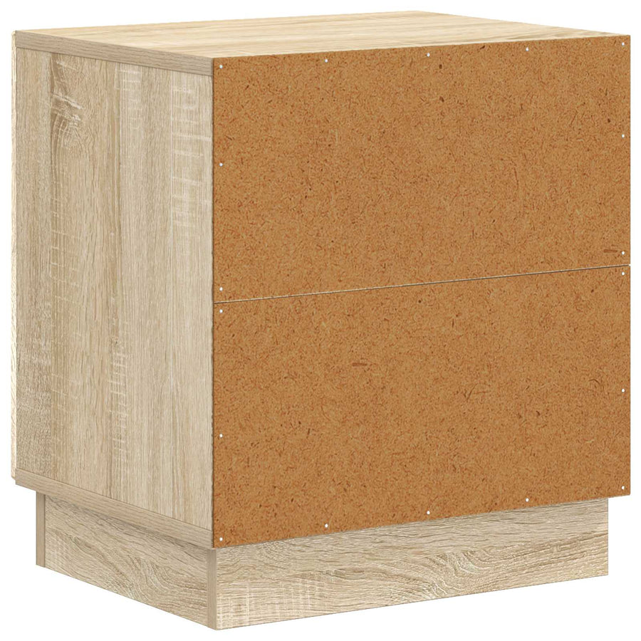 Nachtkastje Sonoma Eiken 43 x 34,5 x 47 cm Bewerkt hout