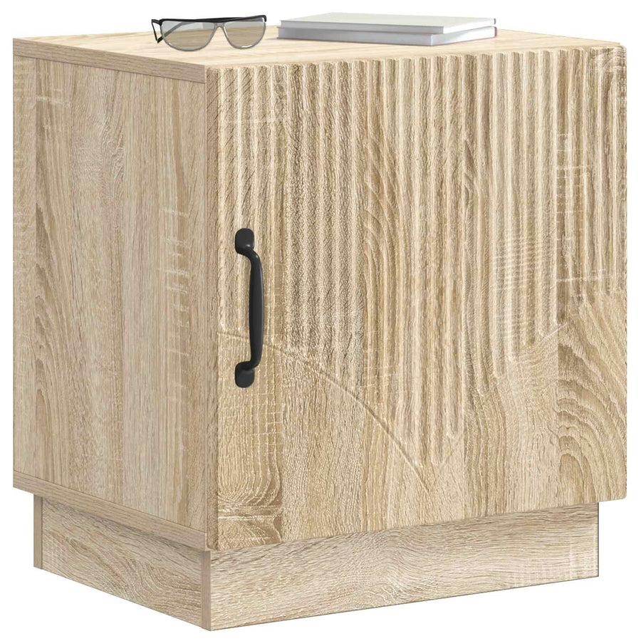 Nachtkastje Sonoma Eiken 43 x 34,5 x 47 cm Bewerkt hout