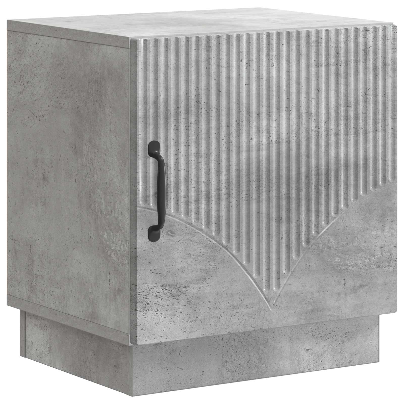 Nachtkastje Concerte Grijs 43 x 34,5 x 47 cm Bewerkt hout