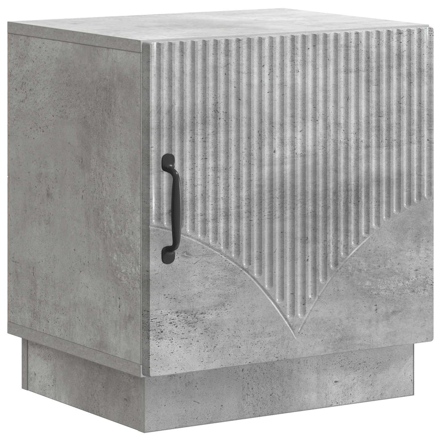 Nachtkastje Concerte Grijs 43 x 34,5 x 47 cm Bewerkt hout