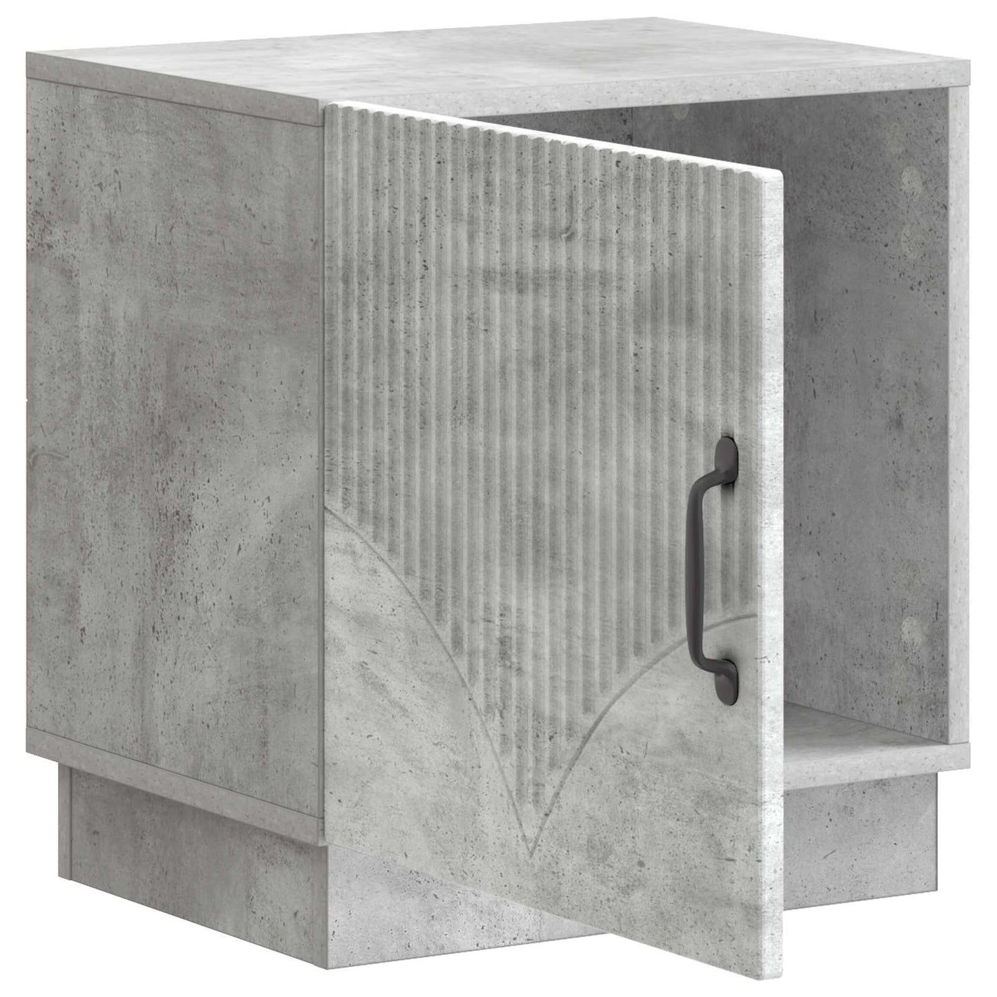 Nachtkastje Concerte Grijs 43 x 34,5 x 47 cm Bewerkt hout