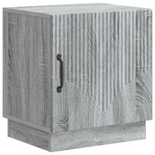 Nachtkastje Grijs Sonoma 43 x 34,5 x 47 cm Bewerkt hout