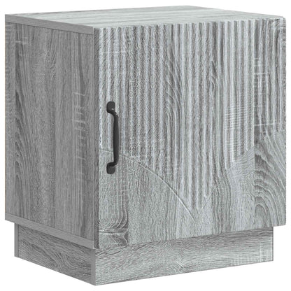 Nachtkastje Grijs Sonoma 43 x 34,5 x 47 cm Bewerkt hout