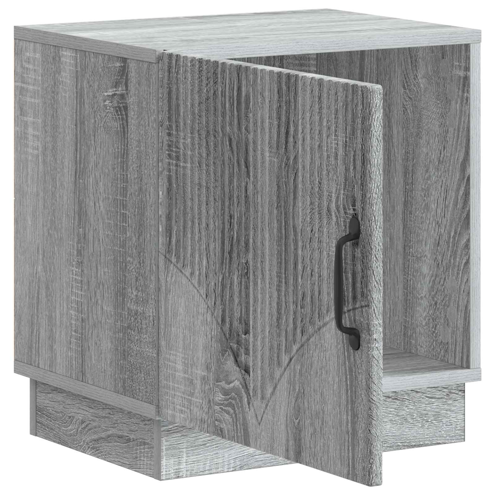 Nachtkastje Grijs Sonoma 43 x 34,5 x 47 cm Bewerkt hout