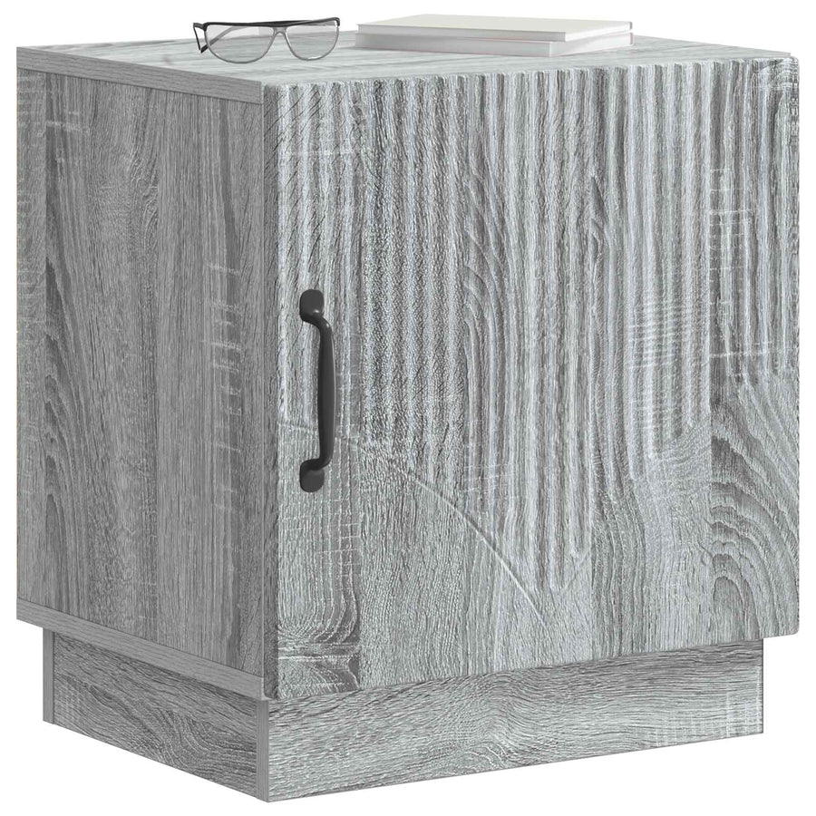 Nachtkastje Grijs Sonoma 43 x 34,5 x 47 cm Bewerkt hout