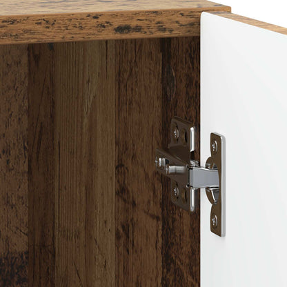 Nachtkastje Oud hout 43 x 34,5 x 47 cm Bewerkt hout