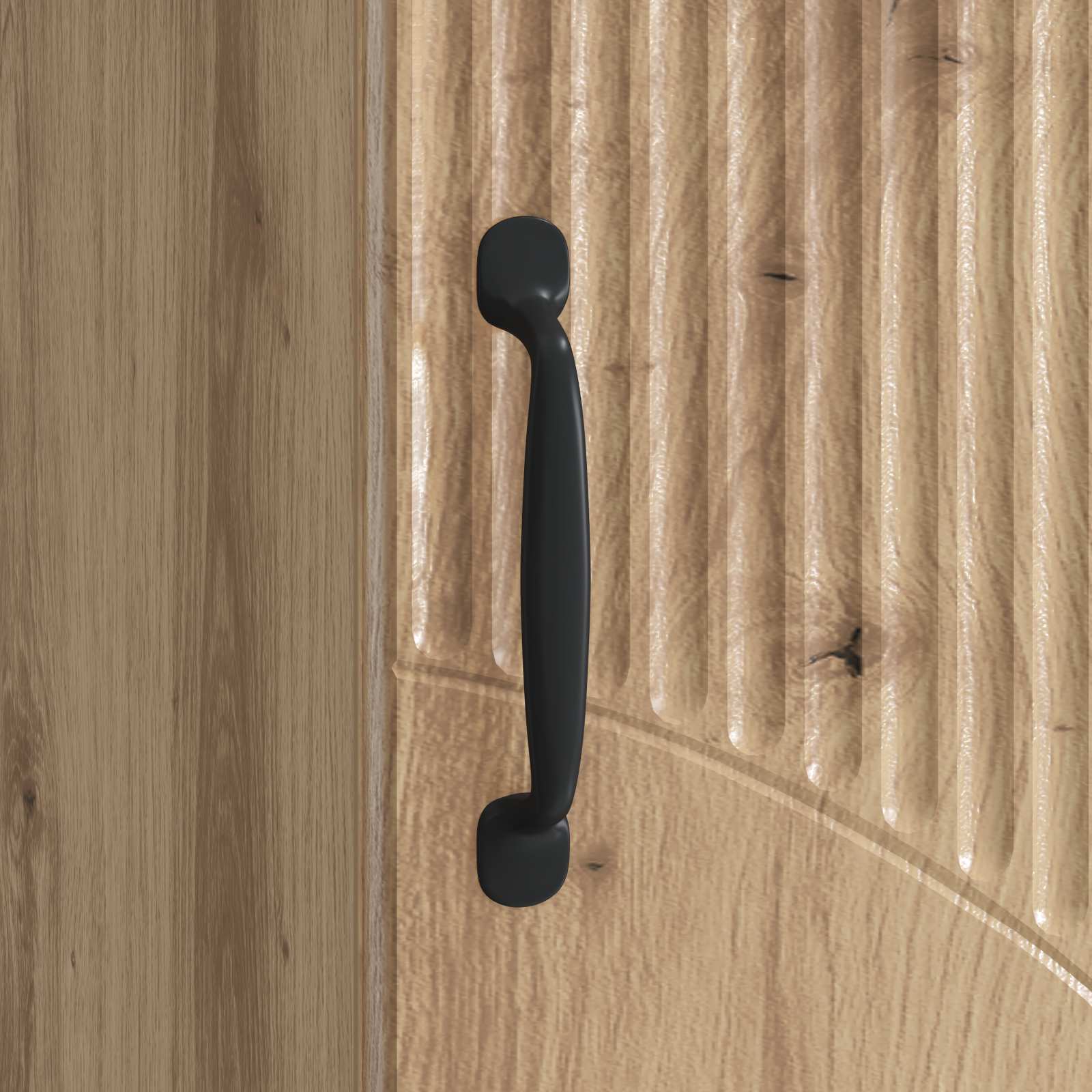 Nachtkastje Artisanaal eiken 43 x 34,5 x 47 cm Bewerkt hout