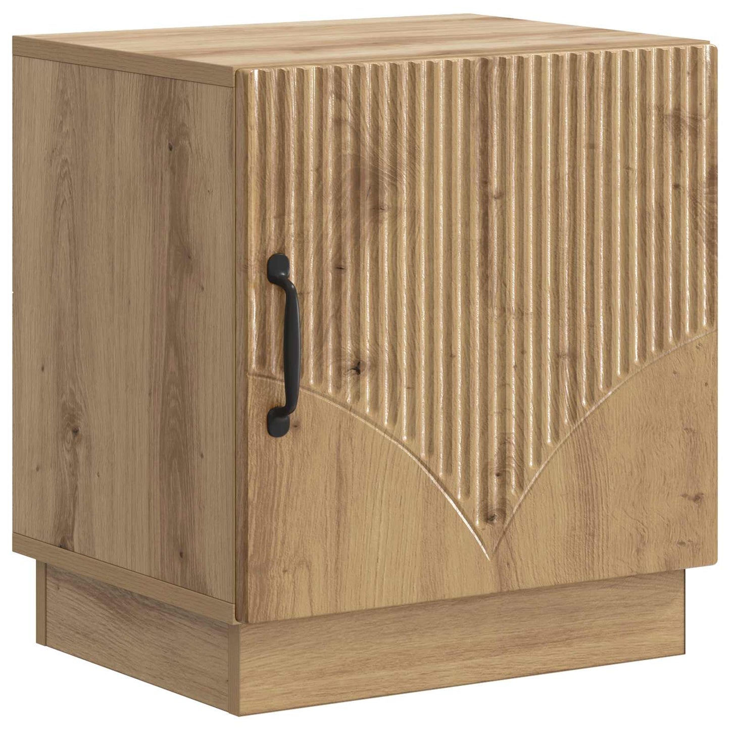Nachtkastje Artisanaal eiken 43 x 34,5 x 47 cm Bewerkt hout
