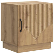 Nachtkastje bewerkt hout 43x34,5x47 cm