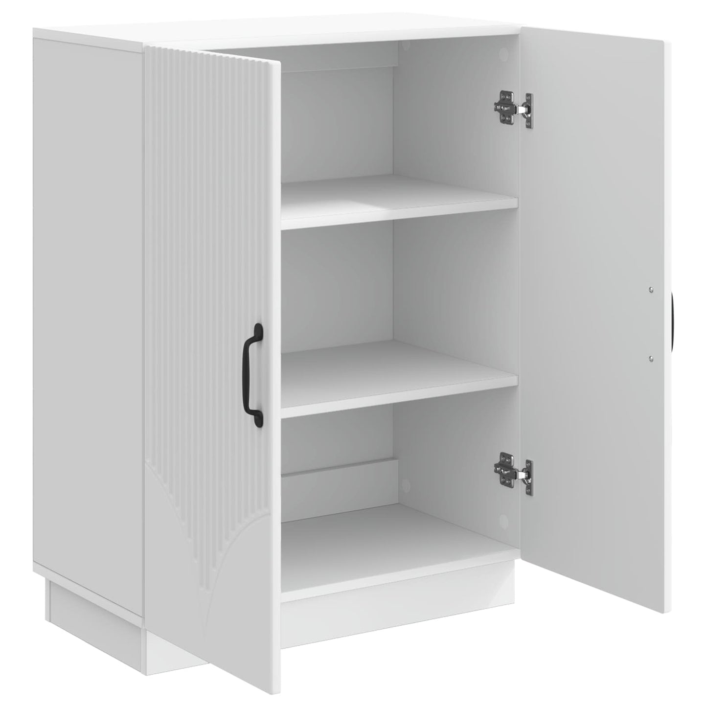 Dressoir Wit 66 x 34,5 x 87 cm Bewerkt hout