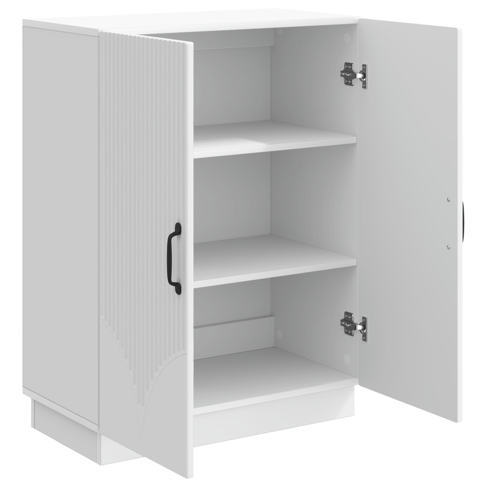 Dressoir Wit 66 x 34,5 x 87 cm Bewerkt hout
