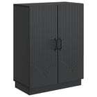 Sideboard Black 66 x 34.5 x 87 cm Engineered Wood