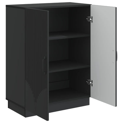 Dressoir Zwart 66 x 34,5 x 87 cm Bewerkt hout