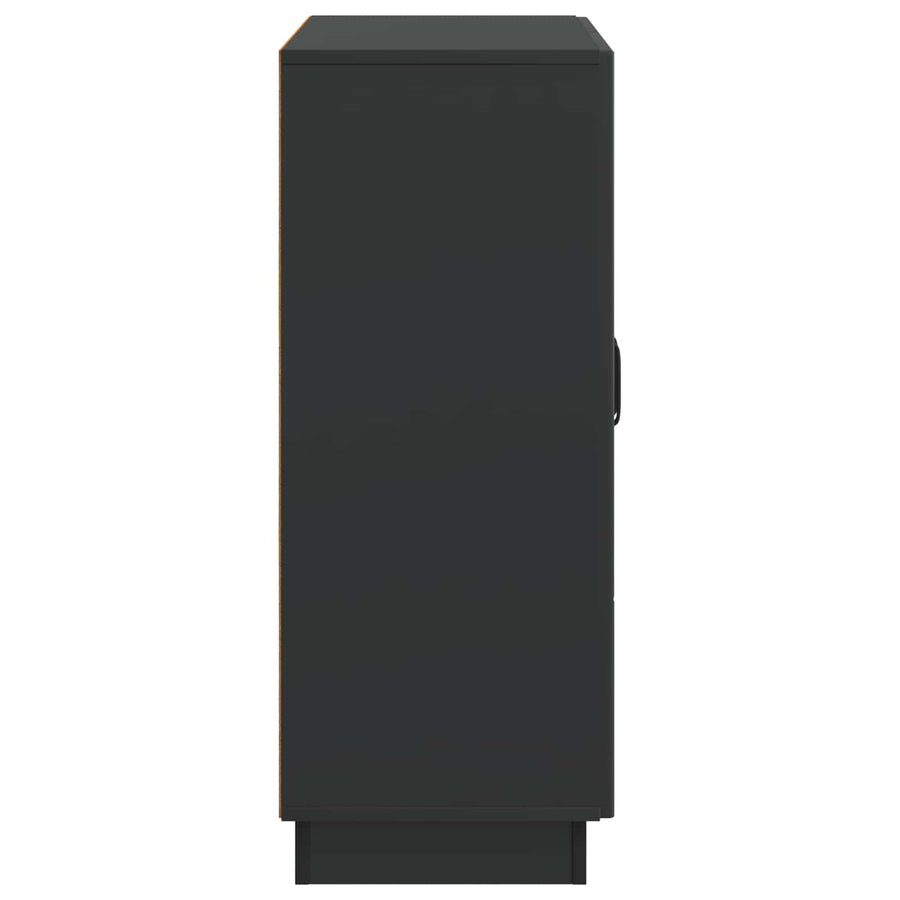 Dressoir Zwart 66 x 34,5 x 87 cm Bewerkt hout