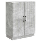 Dressoir 66x34,5x87 cm bewerkt hout betongrijs