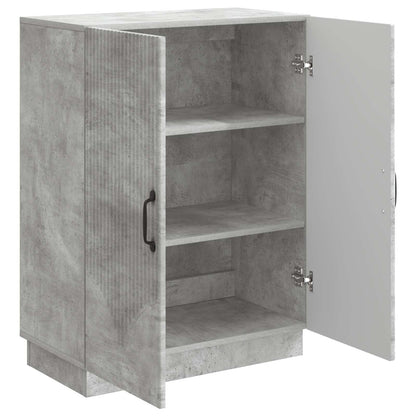Dressoir Betongrijs 66 x 34,5 x 87 cm Bewerkt hout