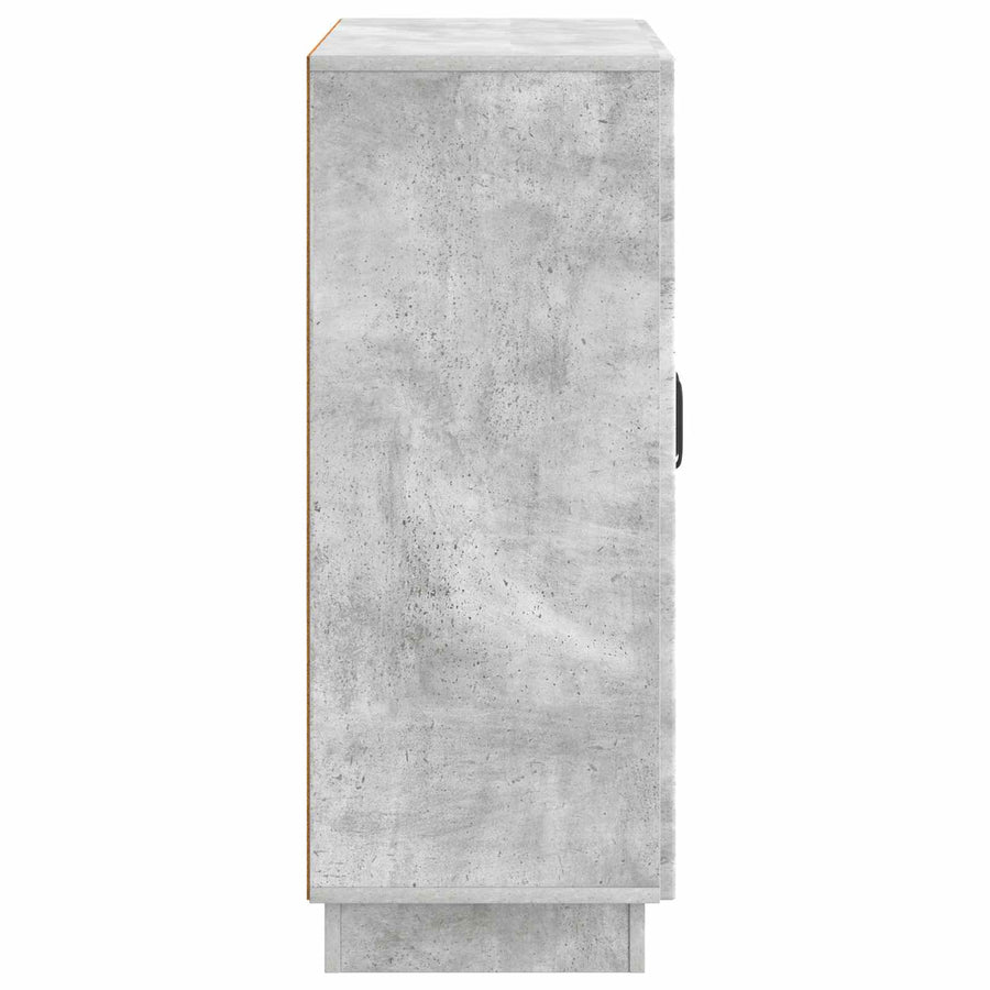 Dressoir Betongrijs 66 x 34,5 x 87 cm Bewerkt hout