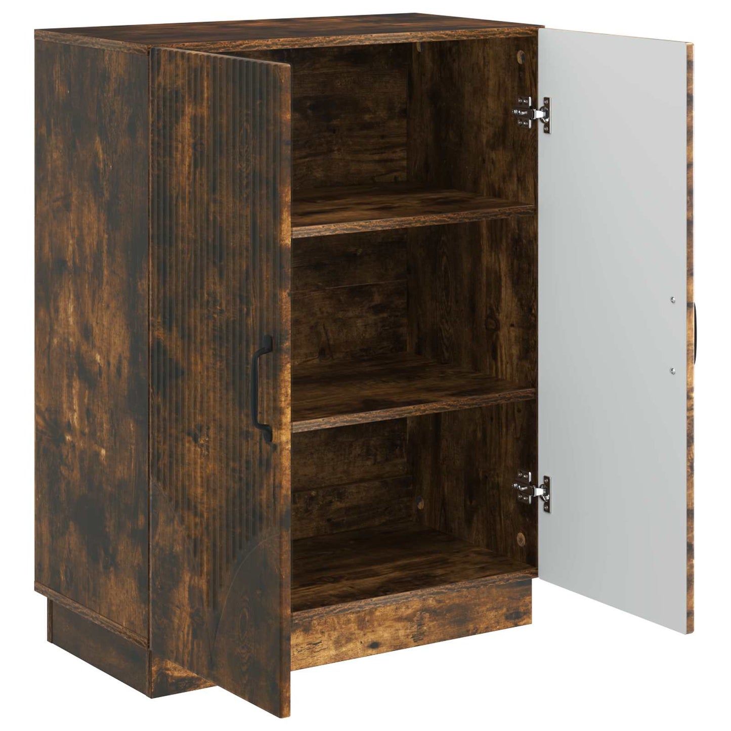 Dressoir Gerookt eiken 66 x 34,5 x 87 cm Bewerkt hout