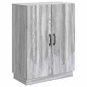 Dressoir 66x34,5x87 cm grijs bewerkt hout