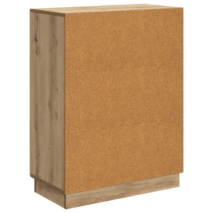 Dressoir Artisanaal eiken 66 x 34,5 x 87 cm Bewerkt hout