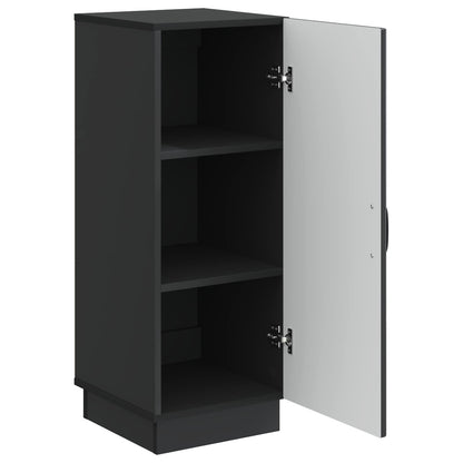 Dressoir Zwart 33 x 34,5 x 87 cm Bewerkt hout