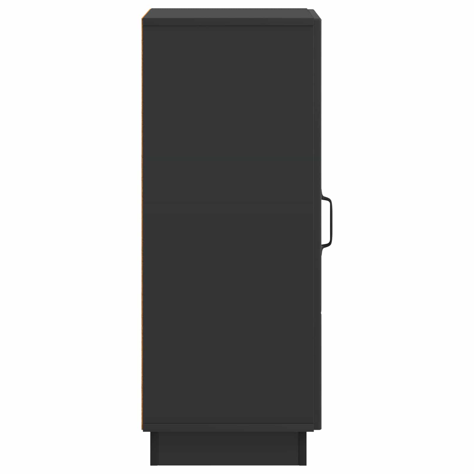 Dressoir Zwart 33 x 34,5 x 87 cm Bewerkt hout