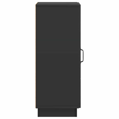 Dressoir Zwart 33 x 34,5 x 87 cm Bewerkt hout