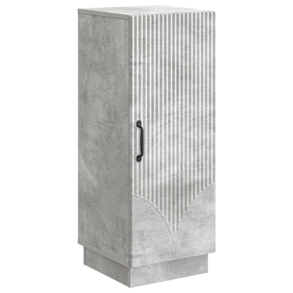 Dressoir Betongrijs 33 x 34,5 x 87 cm Bewerkt hout