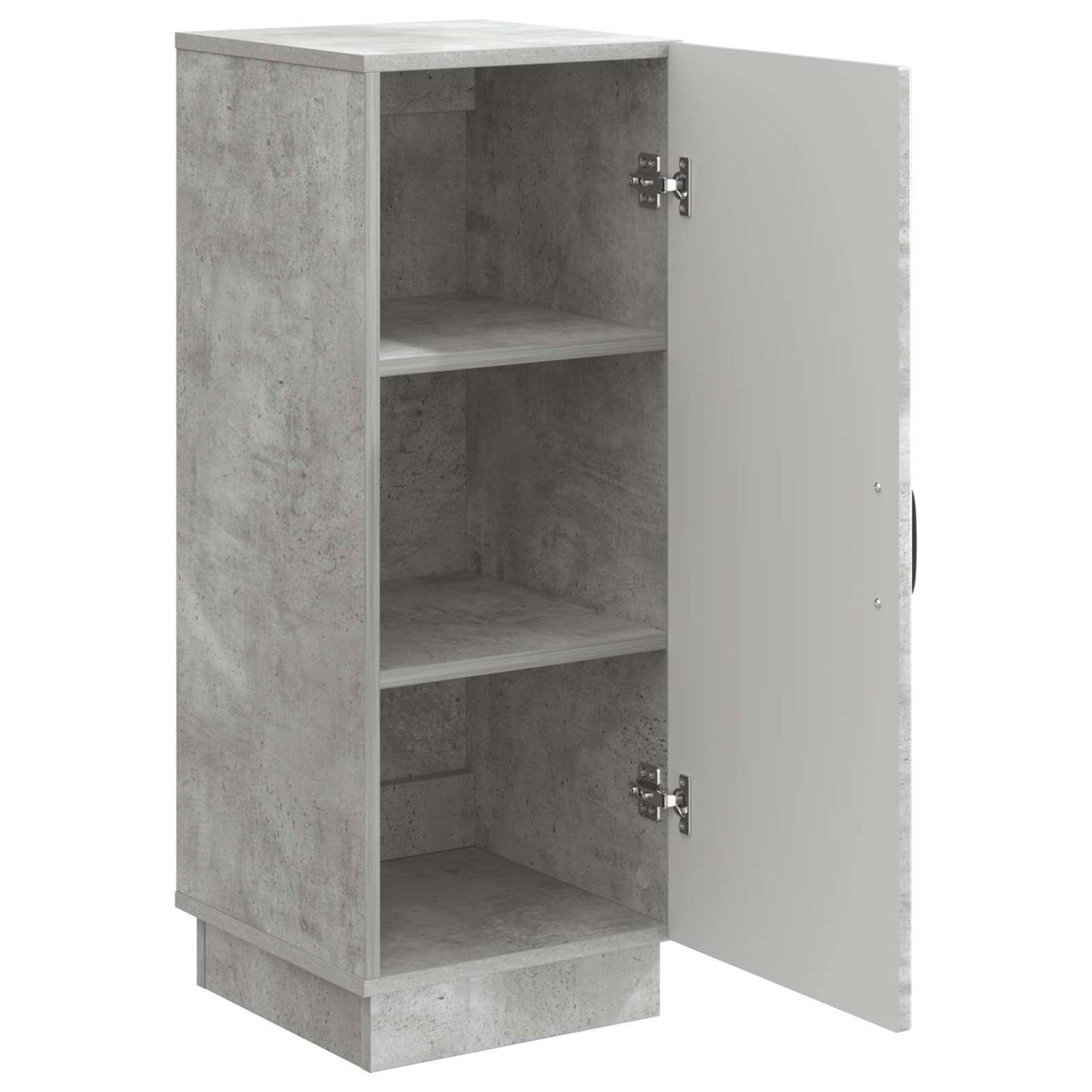 Dressoir Betongrijs 33 x 34,5 x 87 cm Bewerkt hout