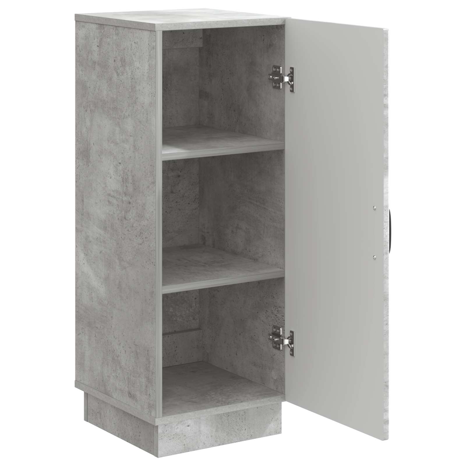 Dressoir Betongrijs 33 x 34,5 x 87 cm Bewerkt hout