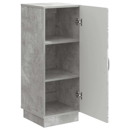 Dressoir Betongrijs 33 x 34,5 x 87 cm Bewerkt hout