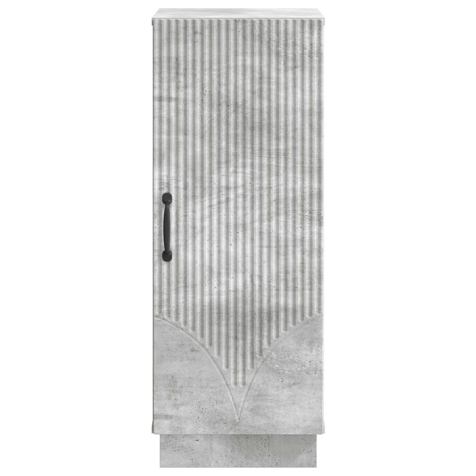 Dressoir Betongrijs 33 x 34,5 x 87 cm Bewerkt hout
