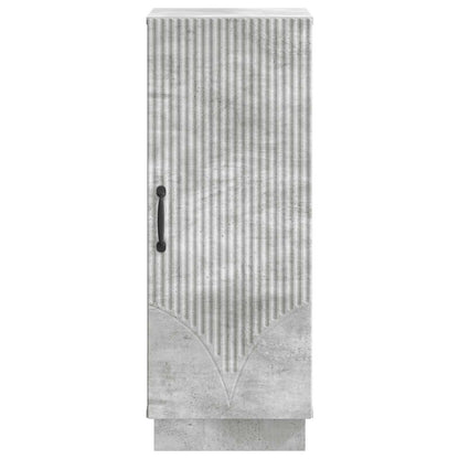 Dressoir Betongrijs 33 x 34,5 x 87 cm Bewerkt hout