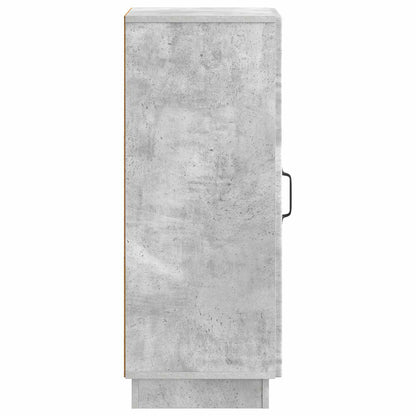 Dressoir Betongrijs 33 x 34,5 x 87 cm Bewerkt hout