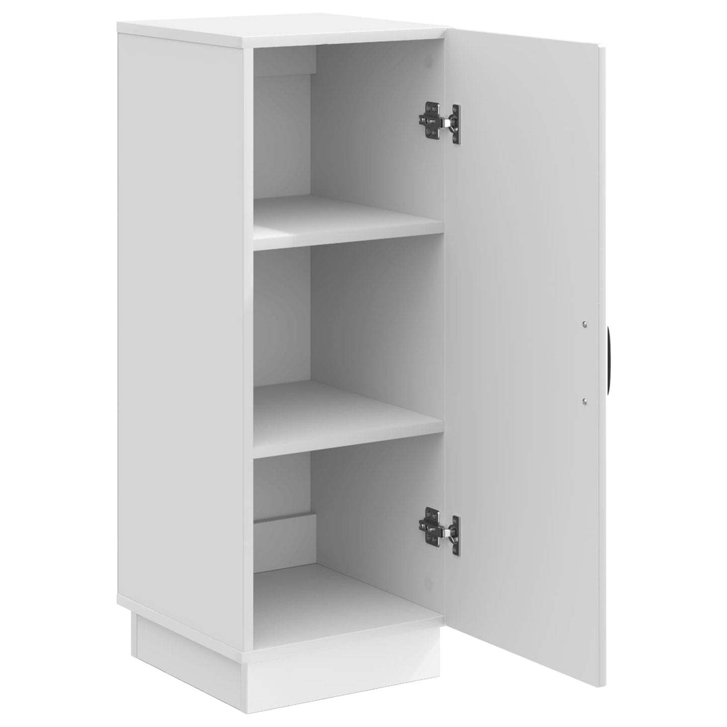 Dressoir Hoogglans Wit 33 x 34,5 x 87 cm Bewerkt hout