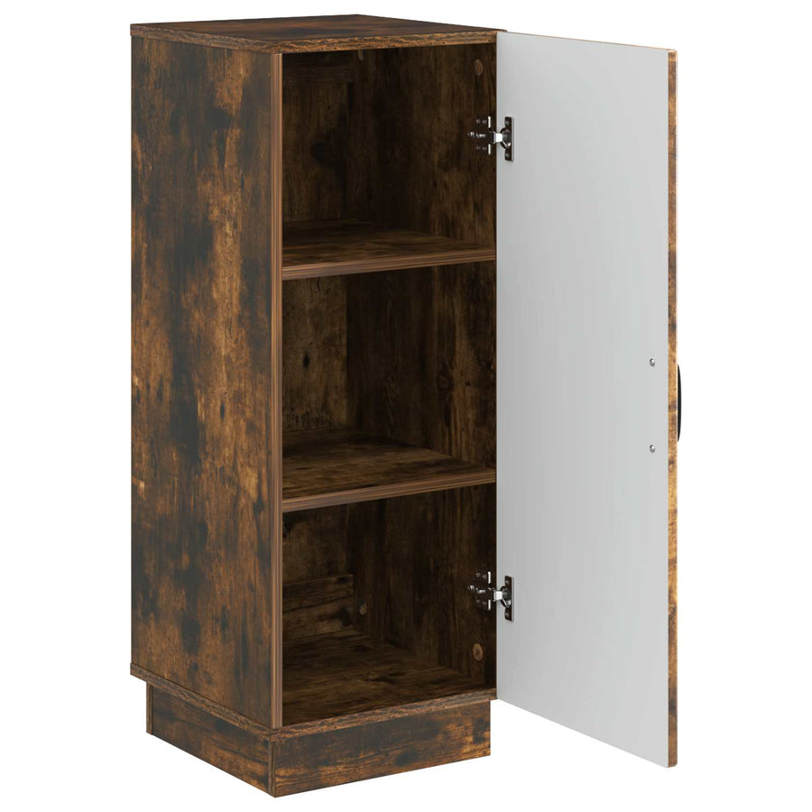 Dressoir Gerookt eiken 33 x 34,5 x 87 cm Bewerkt hout