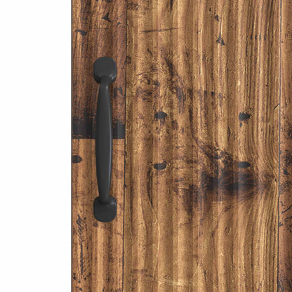 Dressoir Oud hout 33 x 34,5 x 87 cm Bewerkt hout