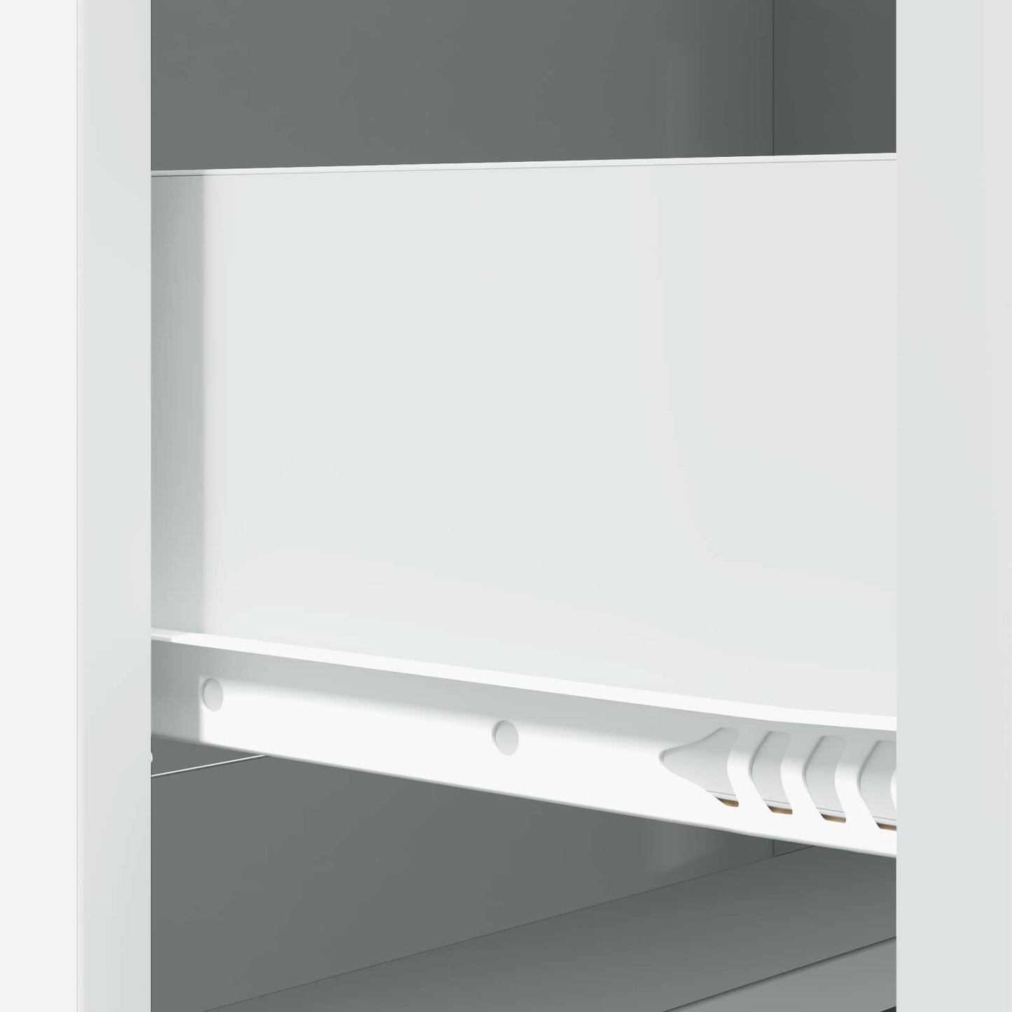 Ladenkast Wit 66 x 34,5 x 87 cm Bewerkt hout