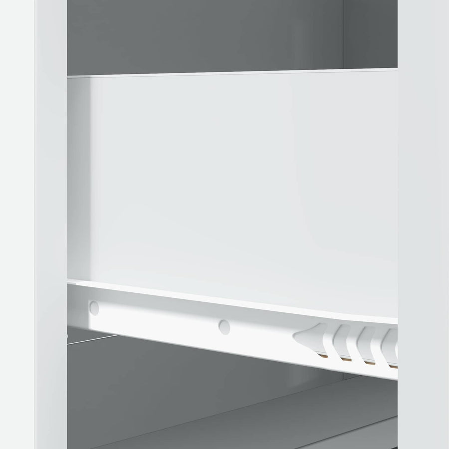 Ladenkast Wit 66 x 34,5 x 87 cm Bewerkt hout