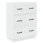 Ladenkast wit 66x34.5x87 cm bewerkt hout