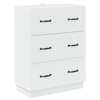 Ladenkast Wit 66 x 34,5 x 87 cm Bewerkt hout