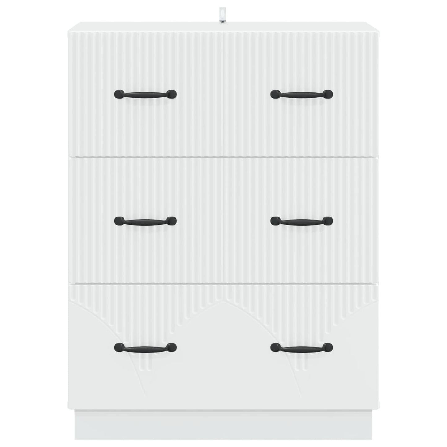 Ladenkast Wit 66 x 34,5 x 87 cm Bewerkt hout