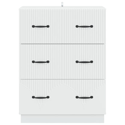 Ladenkast Wit 66 x 34,5 x 87 cm Bewerkt hout