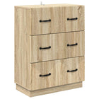 Ladenkast 66x34,5x87 cm Sonoma eiken bewerkt hout