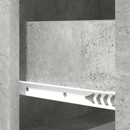 Ladenkast Betongrijs 66 x 34,5 x 87 cm Bewerkt hout