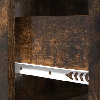 Ladenkast Gerookt eiken 66 x 34,5 x 87 cm Bewerkt hout