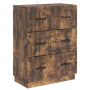 Ladenkast gerookt eiken 66x34,5x87 cm