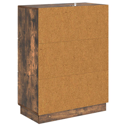 Ladenkast Gerookt eiken 66 x 34,5 x 87 cm Bewerkt hout