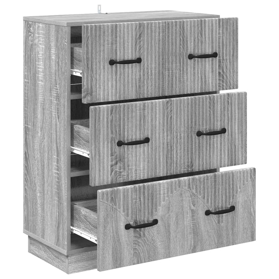 Ladenkast Grijs sonoma 66 x 34,5 x 87 cm Bewerkt hout