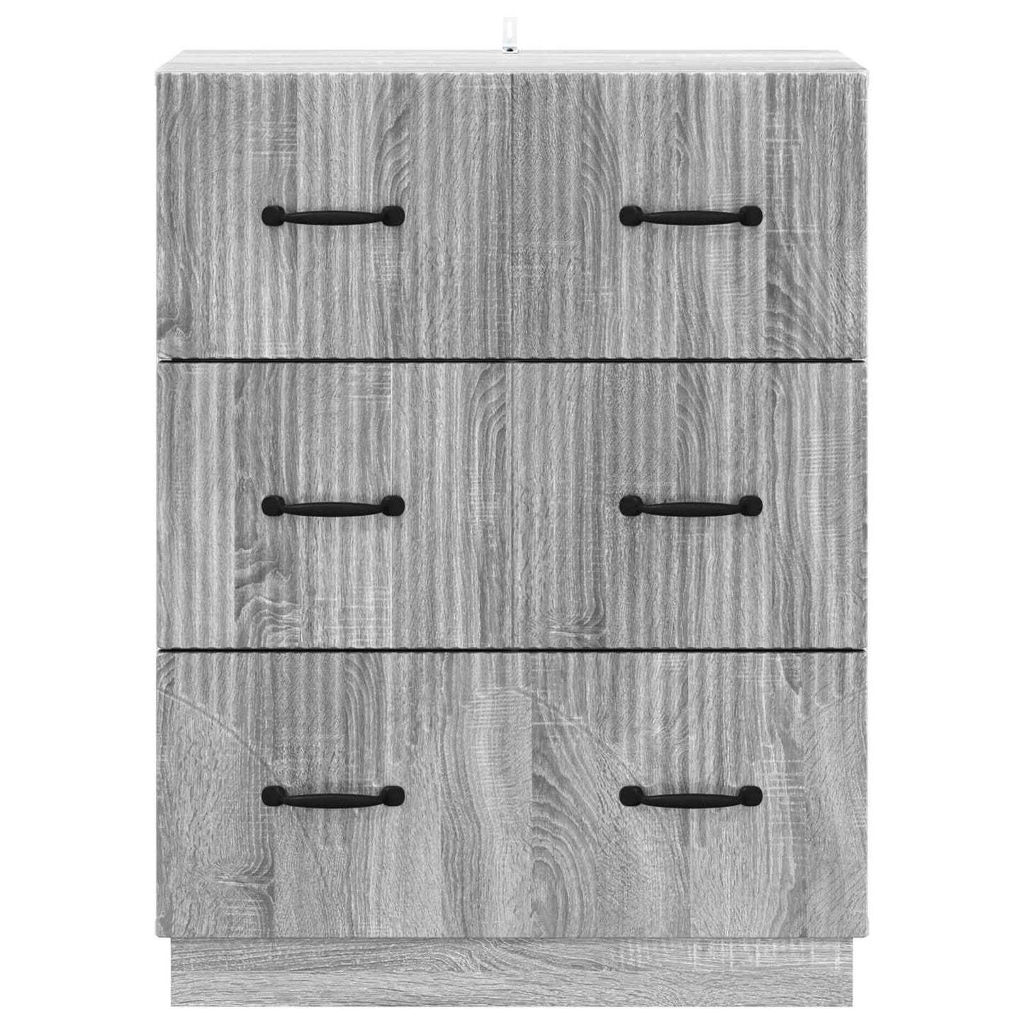 Ladenkast Grijs sonoma 66 x 34,5 x 87 cm Bewerkt hout